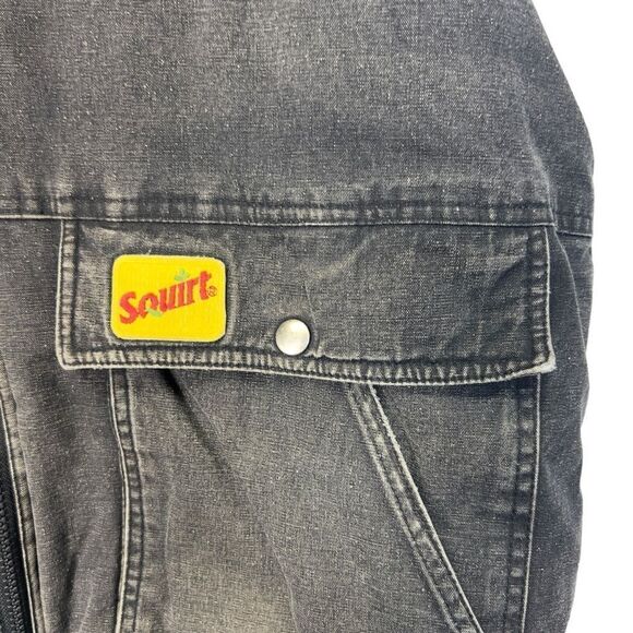 Vintage squirt soda XL mens lined reversible vest - Picture 2 of 16